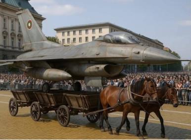 МРЕЖАТА ВРИ от подигравки и мемета на дефектния F-16. Вижте как народният гений осмива властта (СНИМКИ)