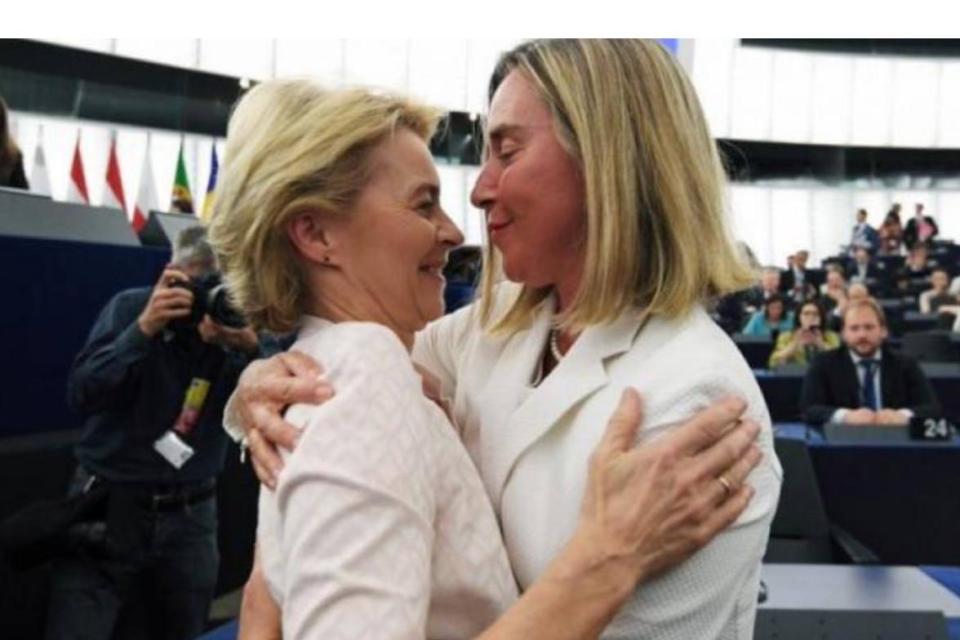 КАПАНЪТ ЩРАКВА: Арестуват Урсула като Могерини. ЕС се разпада, а Бойко...